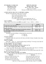 Kiểm tra học kì I - Năm học 2014 - 2015 môn thi Ngữ văn - Lớp 10